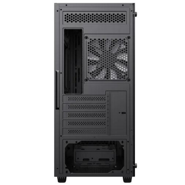 Корпус GameMax Storm Black, без БЖ, Mini Tower, Micro ATX, 2хUSB 2.0, 1хUSB 3.0, 1x120mm FAN, 380x200x450 мм, 0.8 мм - 9