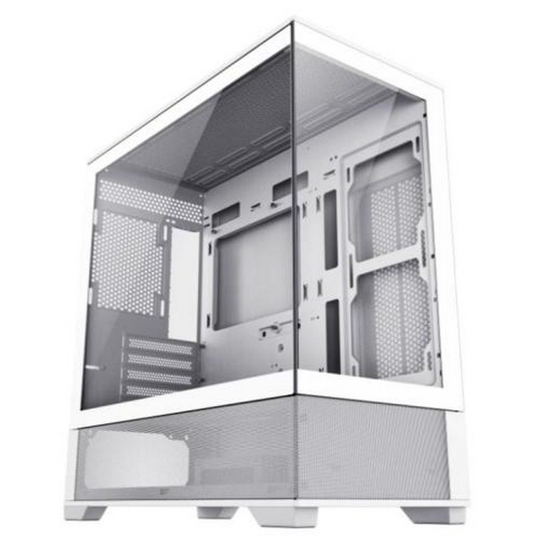 Корпус GameMax Vista MW White, без БЖ, Mid Tower, Micro ATX / Mini-ITX, 2xUSB 2.0, 1xUSB 3.0, 485x210x433 мм, 0.6 мм, 7.45 кг