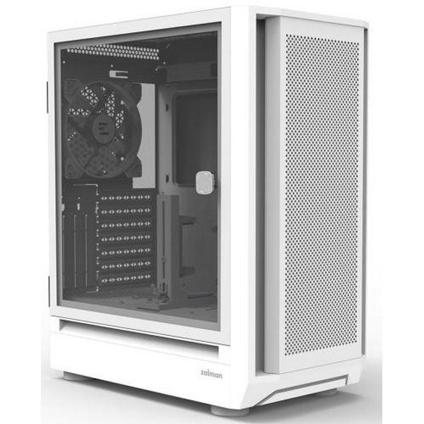 Корпус Zalman i6, White, Mid Tower, без БЖ, для E-ATX / ATX / Micro ATX / Mini ITX, 1xType-C / 1xUSB 3.0 / 1xUSB 2.0, макс. CPU - 180 мм / VGA - 355 мм, 4x140 мм RGB, бічна панель із загартованого скла - 2