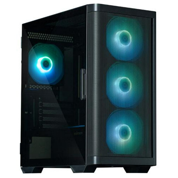 Корпус Zalman M4, Black, Mini Tower, без БЖ, для Micro ATX / Mini ITX, 2xUSB 3.0 / 1xUSB 2.0, макс. CPU - 157 мм / VGA - 320 мм, 4x120 мм LED, бічна панель із загартованого скла