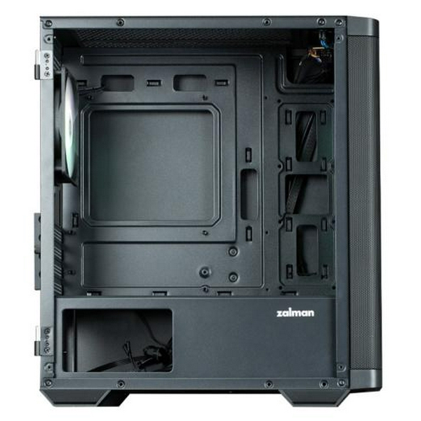 Корпус Zalman M4, Black, Mini Tower, без БЖ, для Micro ATX / Mini ITX, 2xUSB 3.0 / 1xUSB 2.0, макс. CPU - 157 мм / VGA - 320 мм, 4x120 мм LED, бічна панель із загартованого скла - 5