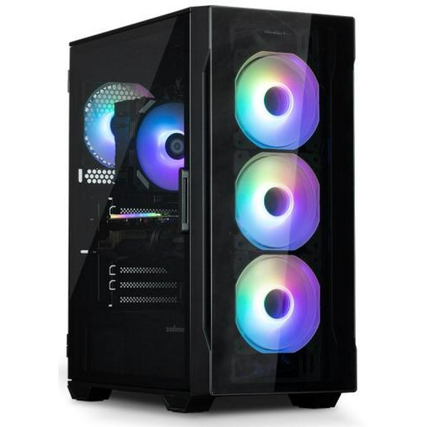 Корпус Zalman i3 NEO TG, Black, Mid Tower, без БЖ, для ATX / Micro ATX / Mini ITX, 2xUSB 3.0 / 1xUSB 2.0, макс. CPU - 162 мм / VGA - 355 мм, 4x120 мм ARGB, бічна панель із загартованого скла