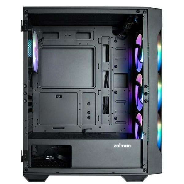 Корпус Zalman i3 NEO TG, Black, Mid Tower, без БЖ, для ATX / Micro ATX / Mini ITX, 2xUSB 3.0 / 1xUSB 2.0, макс. CPU - 162 мм / VGA - 355 мм, 4x120 мм ARGB, бічна панель із загартованого скла - 5