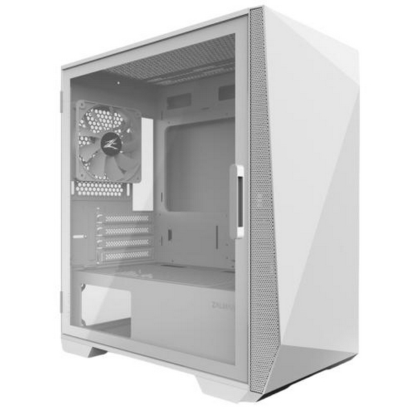 Корпус Zalman Z1 Iceberg, White, Mid Tower, без БЖ, для Micro ATX / Mini ITX, 2xUSB 3.0 / 1xUSB 2.0, макс. CPU - 160 мм / VGA - 330 мм, 3x120 мм, бічна панель із загартованого скла - 2