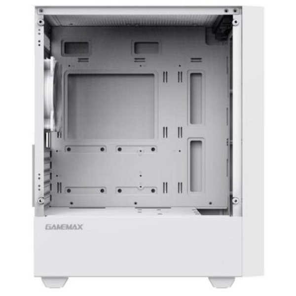 Корпус GameMax Storm White, без БЖ, Mid Tower, Micro ATX / Mini ITX, 2хUSB 2.0, 1хUSB 3.0, 1x120 мм RGB Fan, 380x200x450 мм - 5