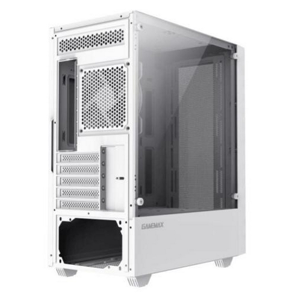 Корпус GameMax Storm White, без БЖ, Mid Tower, Micro ATX / Mini ITX, 2хUSB 2.0, 1хUSB 3.0, 1x120 мм RGB Fan, 380x200x450 мм - 6