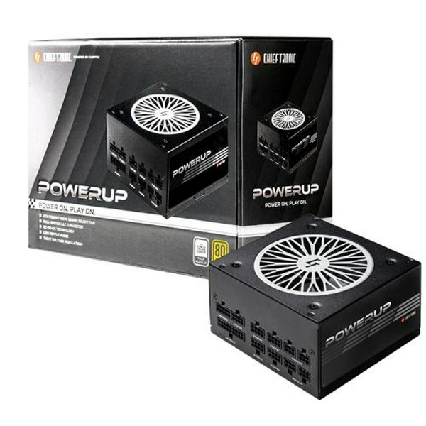 Блок живлення 650 Вт, Chieftec PowerUP, Black, модульний, 80+ Gold, Active PFC, 120 мм, 3xMolex / 9xSATA / 2x6+2-pin / 2x4+4-pin / 1x20+4-pin, захист AFC/OCP/OPP/OTP/OVP/SCP/SIP/UVP, ATX 12V 2.53 (GPX-650FC) - 7