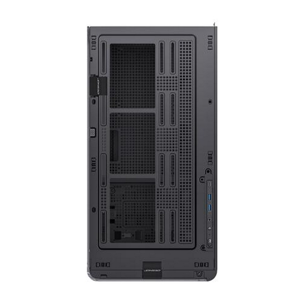 Корпус Jonsbo D300, Black, без БЖ, Mini Tower, для Micro ATX / Mini ITX, 1xType-C / 2xUSB 3.0, макс. CPU - 180 мм / VGA - 430 мм, бічна та передня панель із загартованого скла - 3