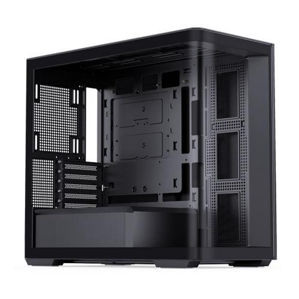 Корпус Jonsbo D300, Black, без БЖ, Mini Tower, для Micro ATX / Mini ITX, 1xType-C / 2xUSB 3.0, макс. CPU - 180 мм / VGA - 430 мм, бічна та передня панель із загартованого скла - 4