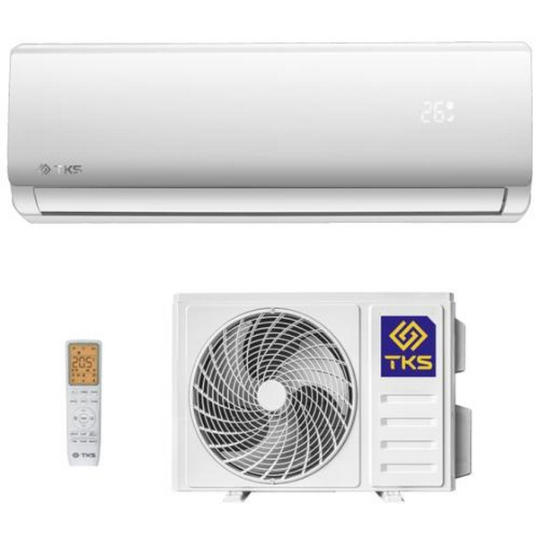 Кондиціонер TKS-10A2W Adele, спліт-система, звичайний компресор, площа приміщення до 25 кв.м, осушення повітря, вентиляція, обігрів, охолодження, нічний режим, R32