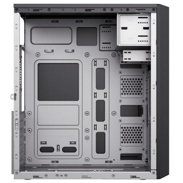 Корпус GameMax ET-214-NP 2U3-TYC Black, без БЖ, Midi Tower, ATX / Micro ATX / Mini ITX, 1хUSB-C 3.0, 370x175x410 мм - 6