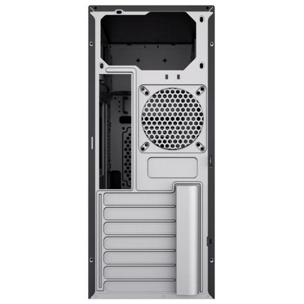 Корпус GameMax ET-214-NP 2U3-TYC Black, без БЖ, Midi Tower, ATX / Micro ATX / Mini ITX, 1хUSB-C 3.0, 370x175x410 мм - 8