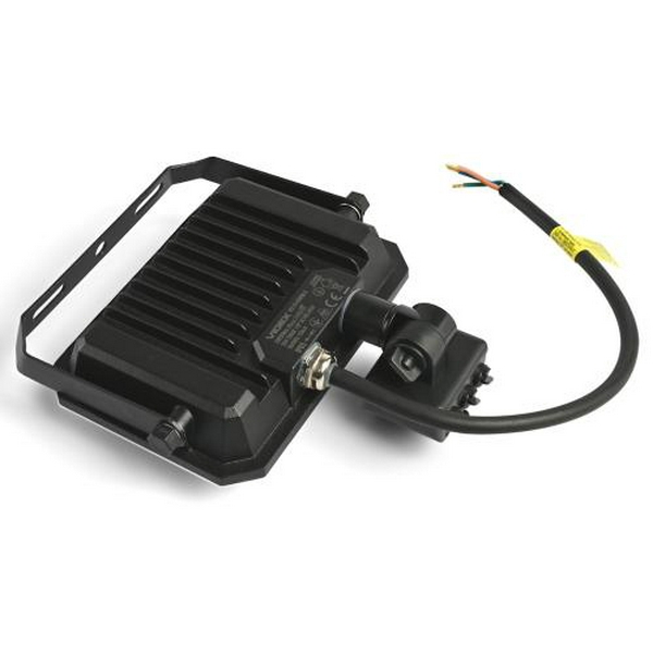 Прожектор LED, Videx F3, Black, 30 Вт, 2850 Лм, 5000K, 180-265V, IP65 / IK07, з датчиком руху (VLE-F3-0305B-S) - 4