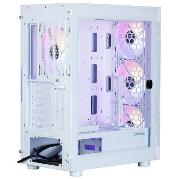 Корпус Zalman i4 TG, White, Mid Tower, без БЖ, для ATX / Micro ATX / Mini ITX, 2xUSB 3.0 / 1xUSB 2.0, макс. CPU - 170 мм / VGA - 320 мм, 4x140 мм RGB, бічна панель із загартованого скла - 6