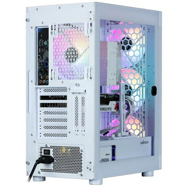Корпус Zalman i4 TG, White, Mid Tower, без БЖ, для ATX / Micro ATX / Mini ITX, 2xUSB 3.0 / 1xUSB 2.0, макс. CPU - 170 мм / VGA - 320 мм, 4x140 мм RGB, бічна панель із загартованого скла - 9
