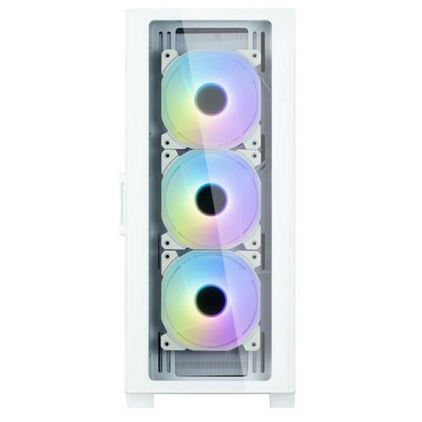 Корпус Zalman i3 NEO TG, White, Mid Tower, без БЖ, для ATX / Micro ATX / Mini ITX, 2xUSB 3.0 / 1xUSB 2.0, макс. CPU - 162 мм / VGA - 355 мм, 4x120 мм ARGB, бічна панель із загартованого скла - 3