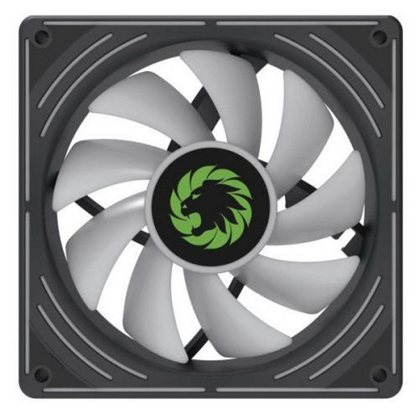 Вентилятор 120 мм, GameMax RA300, Black, 3 шт, 120х120х25 мм, ARGB підсвічування, 800-1600 об/хв, до 31.21 дБ, 4-pin (PWM, 50 см) / 3-pin (ARGB, 50 см), гідродинамічний підшипник - 8