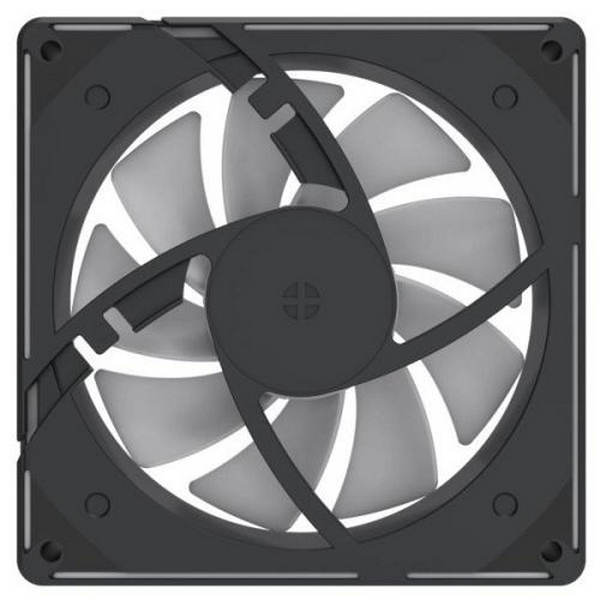 Вентилятор 120 мм, GameMax RA300, Black, 3 шт, 120х120х25 мм, ARGB підсвічування, 800-1600 об/хв, до 31.21 дБ, 4-pin (PWM, 50 см) / 3-pin (ARGB, 50 см), гідродинамічний підшипник - 9