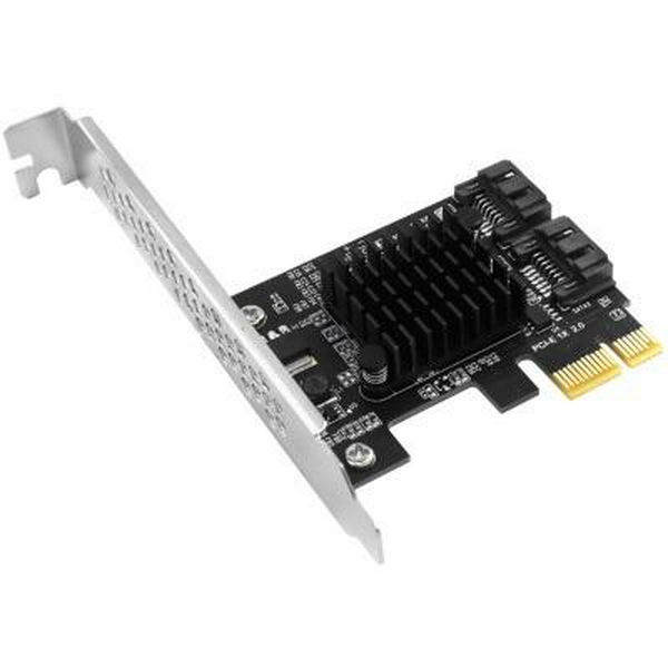 Контролер Dynamode PCI-E x1, 2xSATA3, чіп 88SE9125 (PCI-E-2xSATAIII-Marvell) - 2
