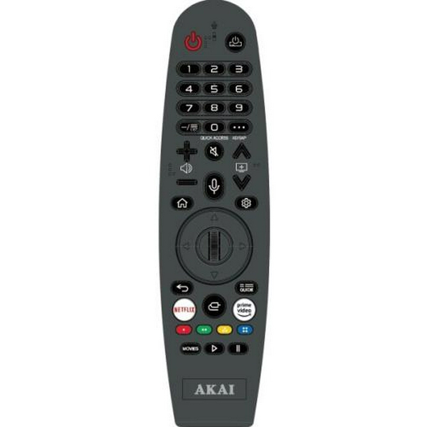 Телевізор 40" Akai AK40FHD22W, LED Full HD 1920x1280, 60 Гц, Smart TV, WebOS, голос, DVB-T2/C, 3xHDMI, 2xUSB, VESA 100x100 - 5