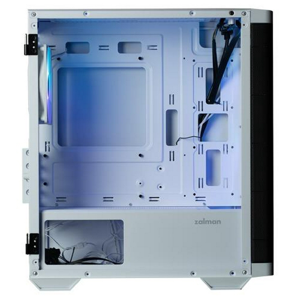 Корпус Zalman M4, White, Mini Tower, без БЖ, для Micro ATX / Mini ITX, 2xUSB 3.0 / 1xUSB 2.0, макс. CPU - 157 мм / VGA - 320 мм, 4x120 мм LED, бічна панель із загартованого скла - 5
