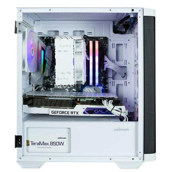 Корпус Zalman M4, White, Mini Tower, без БЖ, для Micro ATX / Mini ITX, 2xUSB 3.0 / 1xUSB 2.0, макс. CPU - 157 мм / VGA - 320 мм, 4x120 мм LED, бічна панель із загартованого скла - 7