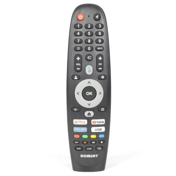 Телевізор 32" Romsat 32HGN18ST2, 1366х768, 60 Гц, Smart TV, Google TV, DVB-T2/C, 3xHDMI, 2xUSB, VESA 200x100 - 6