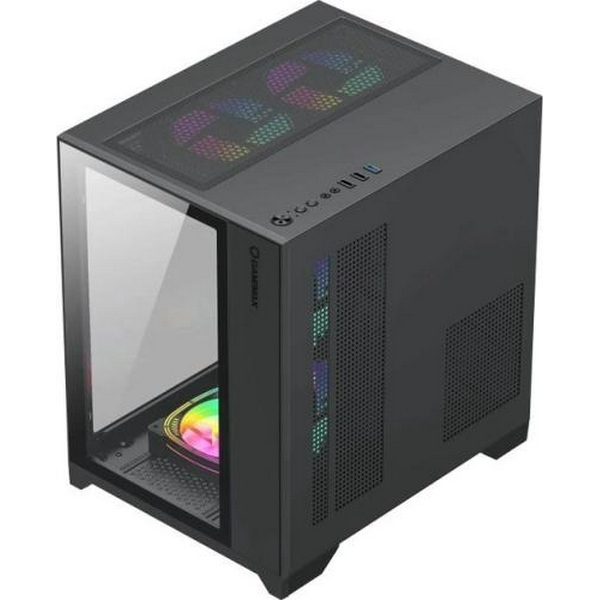 Корпус GameMax Infinity Mini Black, без БЖ, Mini Tower, Micro ATX / Mini ITX, 1хUSB 3.0, 2хUSB 2.0, 358х275х373 мм, 3.6кг - 5