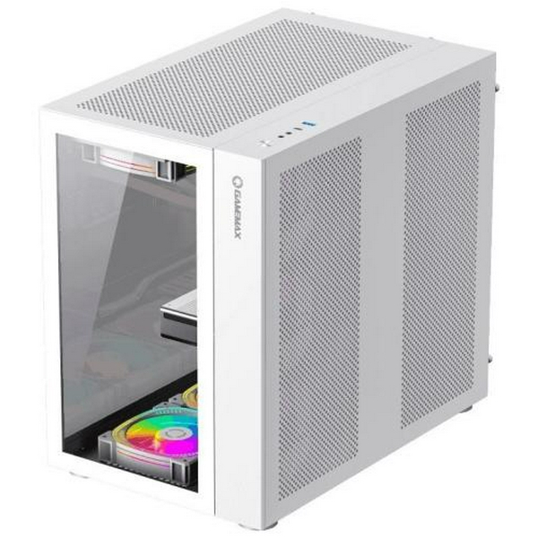 Корпус GameMax Infinity White, без БЖ, Midi-Tower, ATX / Micro ATX / Mini ITX, 1хUSB 3.0, 2хUSB 2.0, 399x273x420 мм, 7.5кг - 9