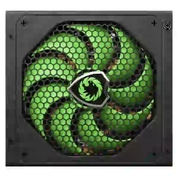 Блок живлення 700 Вт, GameMax GM-700, Black, напівмодульний, 80+ Bronze, Active PFC, 14 см, 3xMolex / 6xSATA / 2x6+2-pin / 1x4+4-pin / 1x20+4-pin, захист OVP / UVP / OCP / OLP / OPP / SCP - 4