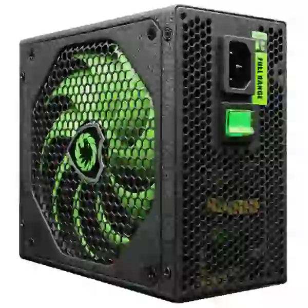 Блок живлення 700 Вт, GameMax GM-700, Black, напівмодульний, 80+ Bronze, Active PFC, 14 см, 3xMolex / 6xSATA / 2x6+2-pin / 1x4+4-pin / 1x20+4-pin, захист OVP / UVP / OCP / OLP / OPP / SCP - 6