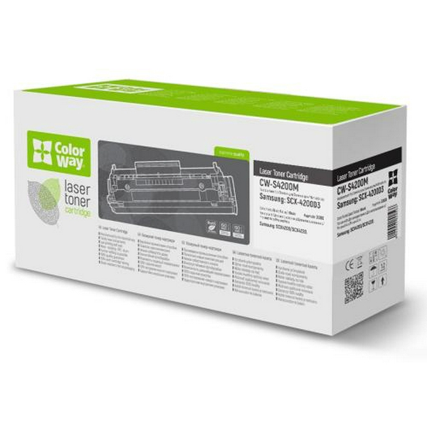 Картридж Samsung SCX-D4200A, Black, SCX-4200/4220, 3000 стор, ColorWay (CW-S4200M)
