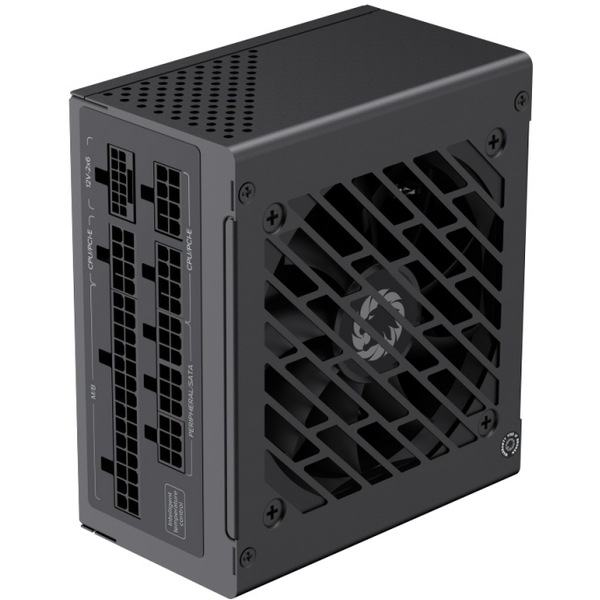 Блок живлення 650 Вт, GameMax GS-650G, Black, SFX, модульний, 80+ Gold, Active PFC, 9.2 см, 3xMolex / 4xSATA / 3x2+6-pin / 1x4+4-pin / 1x20+4-pin, захист OVP / UVP / OCP / OTP / OPP / SCP - 6