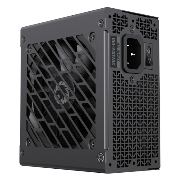 Блок живлення 650 Вт, GameMax GS-650G, Black, SFX, модульний, 80+ Gold, Active PFC, 9.2 см, 3xMolex / 4xSATA / 3x2+6-pin / 1x4+4-pin / 1x20+4-pin, захист OVP / UVP / OCP / OTP / OPP / SCP - 7