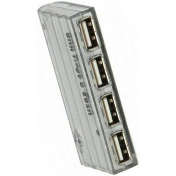 Хаб USB Viewcon VE099, Silver, USB 2.0 - 4xUSB 2.0, кабель 1 м
