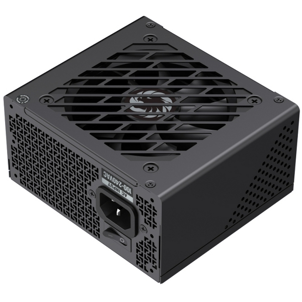 Блок живлення 750 Вт, GameMax GS-750G, Black, SFX, модульний, 80+ Gold, Active PFC, 9.2 см, 3xMolex / 4xSATA / 1x16-pin / 3x2+6-pin / 2x4+4-pin / 1x20+4-pin, захист OVP / UVP / OCP / OTP / OPP / SCP - 5