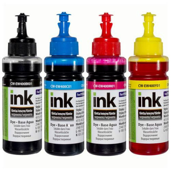 Комплект чорнила ColorWay Epson T26/C91, 4x100 мл (CW-EW400SET01)