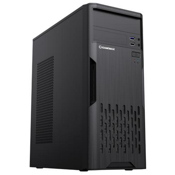 Корпус GameMax ET-210-NP-U3 Black, без БЖ, Midi Tower, ATX / Micro ATX / Mini ITX, USB 3.0, 370x175x410 мм