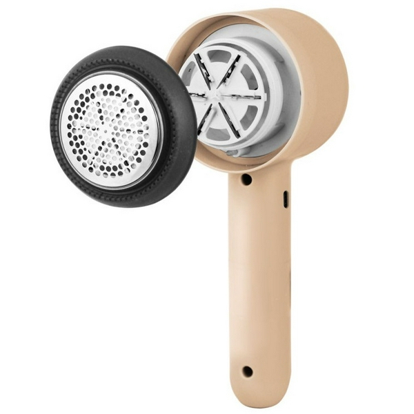 Тример для тканини Esperanza "Crewel", Beige, 6 лез, 500 mAh (ECS011) - 3