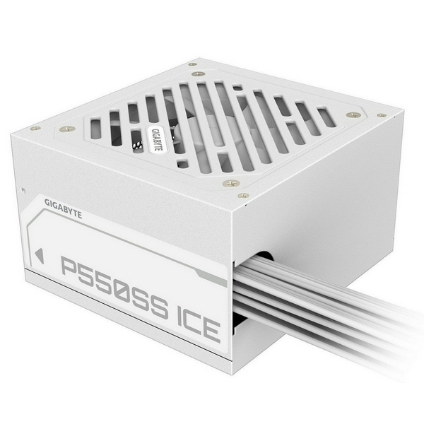 Блок живлення 550 Вт, Gigabyte P550SS, White, 80+ Silver, Active PFC, 12 см, 2xMolex / 5xSATA / 2x6+2-pin / 1x20+4-pin / 1x4+4-pin, захист OVP/OPP/SCP/UVP/OCP/OTP (GP-P550SS ICE) - 2