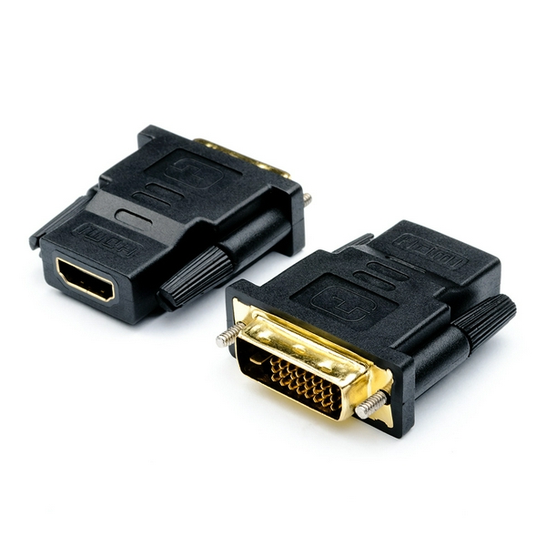 Перехідник HDMI (F) - DVI-D (M), Atcom, Black, 24-pin (11208)