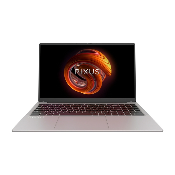 Ноутбук 15" Pixus Link Grey 15.6", FullHD 1920x1080 IPS матовий, Intel N100 3.4 ГГц, RAM 8Gb, SSD 256Gb, Intel HD Graphics, Windows 11 Pro