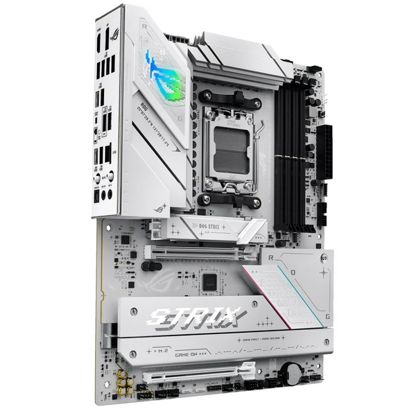 Материнська плата AM5 Asus ROG STRIX B850-A GAMING WIFI, B850, 4xDDR5, Int.Video (CPU), 2xSATA3, 4xM.2, 1xPCI-E 5.0 x16, 1xPCI-E 4.0 x16, ALC4080 + SV3H712, Intel 2.5Gb, WiFi 7, Bluetooth 5.4, 10xUSB 3.2 / 6xUSB 2.0, HDMI/DP, ATX - 3