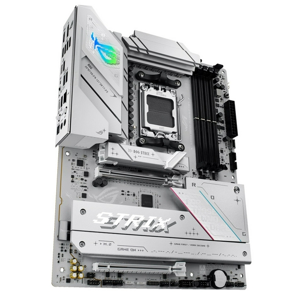 Материнська плата AM5 Asus ROG STRIX B850-A GAMING WIFI, B850, 4xDDR5, Int.Video (CPU), 2xSATA3, 4xM.2, 1xPCI-E 5.0 x16, 1xPCI-E 4.0 x16, ALC4080 + SV3H712, Intel 2.5Gb, WiFi 7, Bluetooth 5.4, 10xUSB 3.2 / 6xUSB 2.0, HDMI/DP, ATX - 4