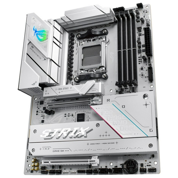 Материнська плата AM5 Asus ROG STRIX B850-A GAMING WIFI, B850, 4xDDR5, Int.Video (CPU), 2xSATA3, 4xM.2, 1xPCI-E 5.0 x16, 1xPCI-E 4.0 x16, ALC4080 + SV3H712, Intel 2.5Gb, WiFi 7, Bluetooth 5.4, 10xUSB 3.2 / 6xUSB 2.0, HDMI/DP, ATX - 5