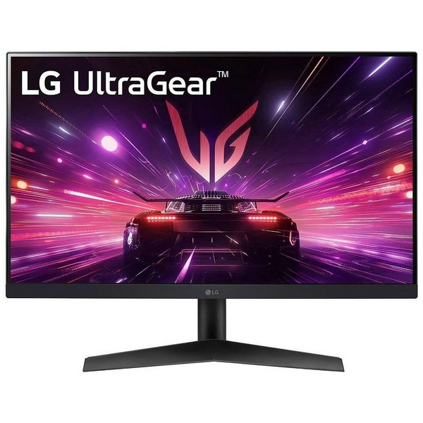 Монітор 23.8" LG 24GS60F-B, Black, WLED, IPS, 1920x1080, 16:9, 1 мс, 180 Гц, 240 кд/м², 1000:1, 178°/178°, DP/HDMI, Adaptive Sync, Nvidia G-Sync, 2 x 2 Вт, VESA 100x100