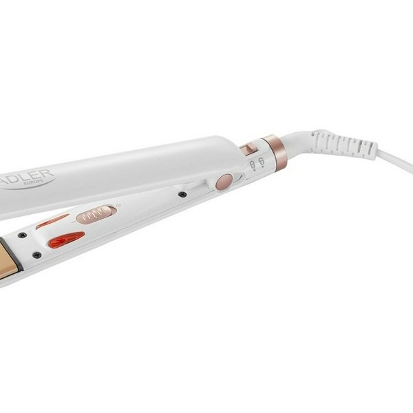 Випрямляч (Праска) для волосся Adler AD-2317, White, 35 Вт, кераміка, довжина 25 см, нагрів до 200°С - 2