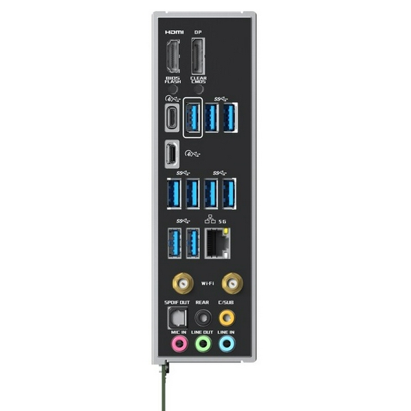Материнська плата LGA1851, Maxsun iCraft Z890 PACIFIC, Z890, 4xDDR5, Int.Video(CPU), 4xSATA3, 1xPCI-E 16x 5.0, 1x PCI-E 8x 5.0, 2xPCI-E 4x 4.0, 4xM.2, RTL8126, 9xUSB3.2, 2*Type-C, DP/HDMI, WIFI7+BT5.4, 16 Phase, Debug, ARGB, ATX - 5