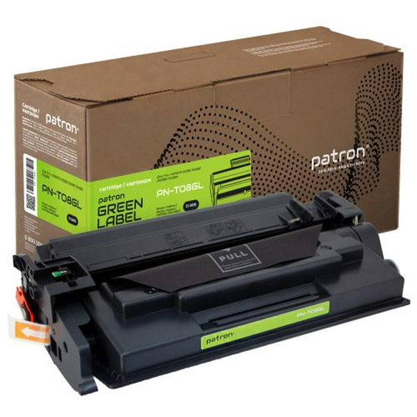 Картридж Canon T08, Black, imageCLASS X LBP1238, MF1238, 11 000 стор, Patron Green (PN-T08GL)