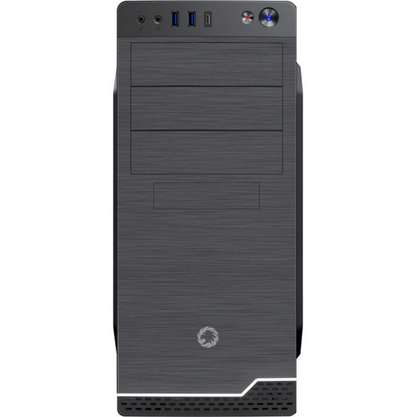 Корпус GameMax MT-526-NP 2U3-TYC Black, без БЖ, Mid Tower, ATX / Micro ATX / Mini ITX, 2хUSB 3.0, Type-C, 1x120mm FAN, 415x200x416 мм  - 3
